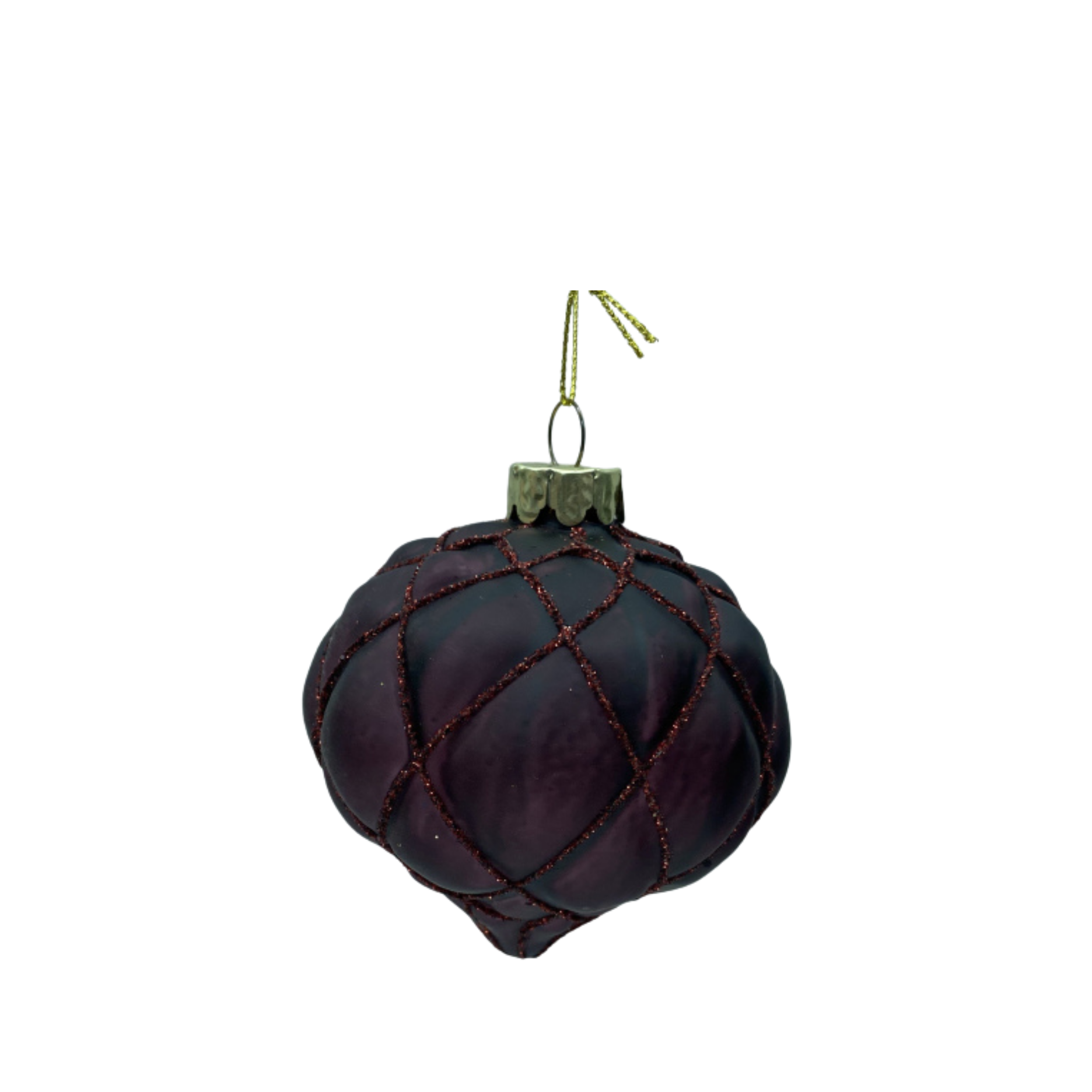 Julekugle m. spids 4 stk.